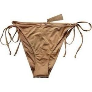 Skims Recycled Swim Dippy Almond Tie Bathing Suite bottom, NWT, size 4X
